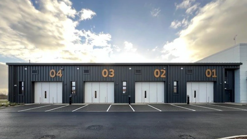 Parc Gelli Werd industrial park with torverk q doors