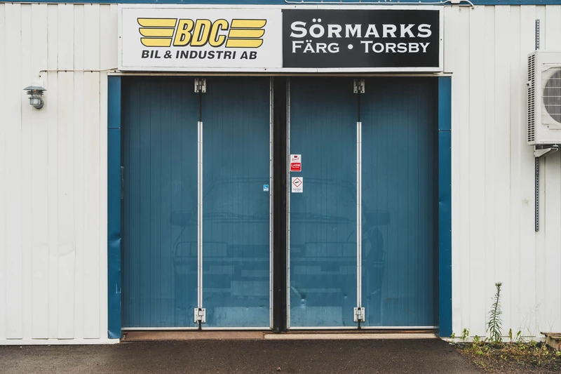 41 år gammal Q-Door Vikport som fortfarande är i bruk