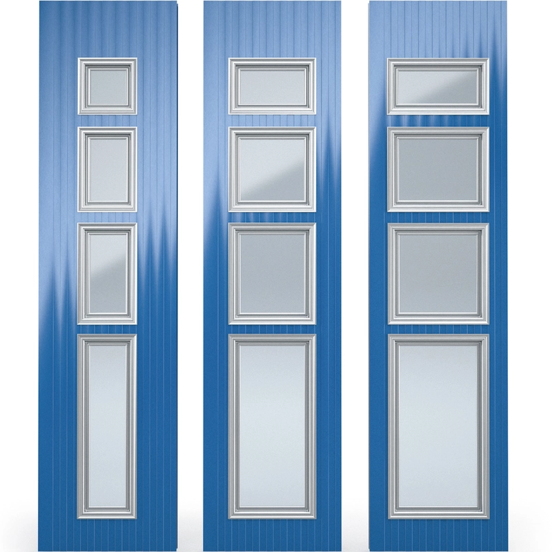 Windows are detremental to a door's insulation.