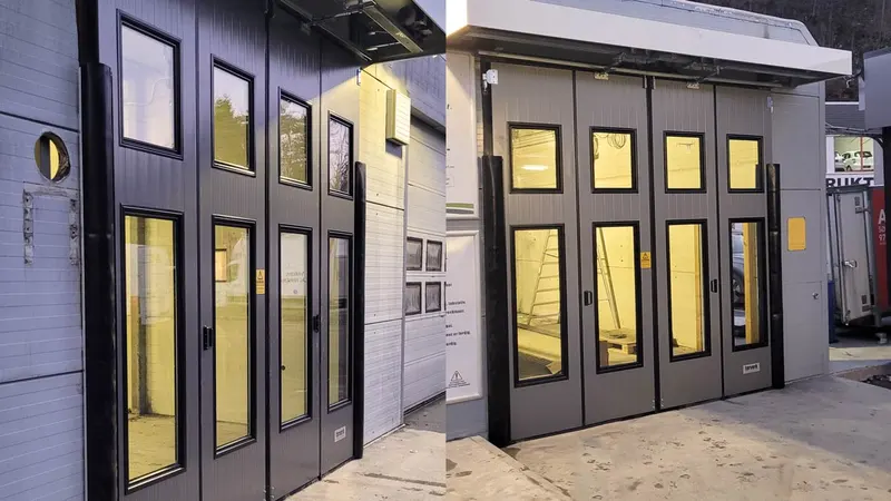 Car wash doors with extra corrosion protection and large window sections – here’s what to consider when choosing the right solution.