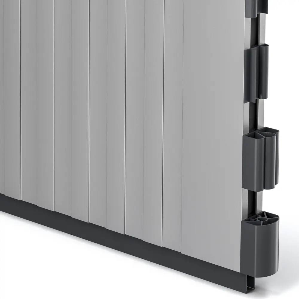 Seals and hardware of a Torverk sliding door