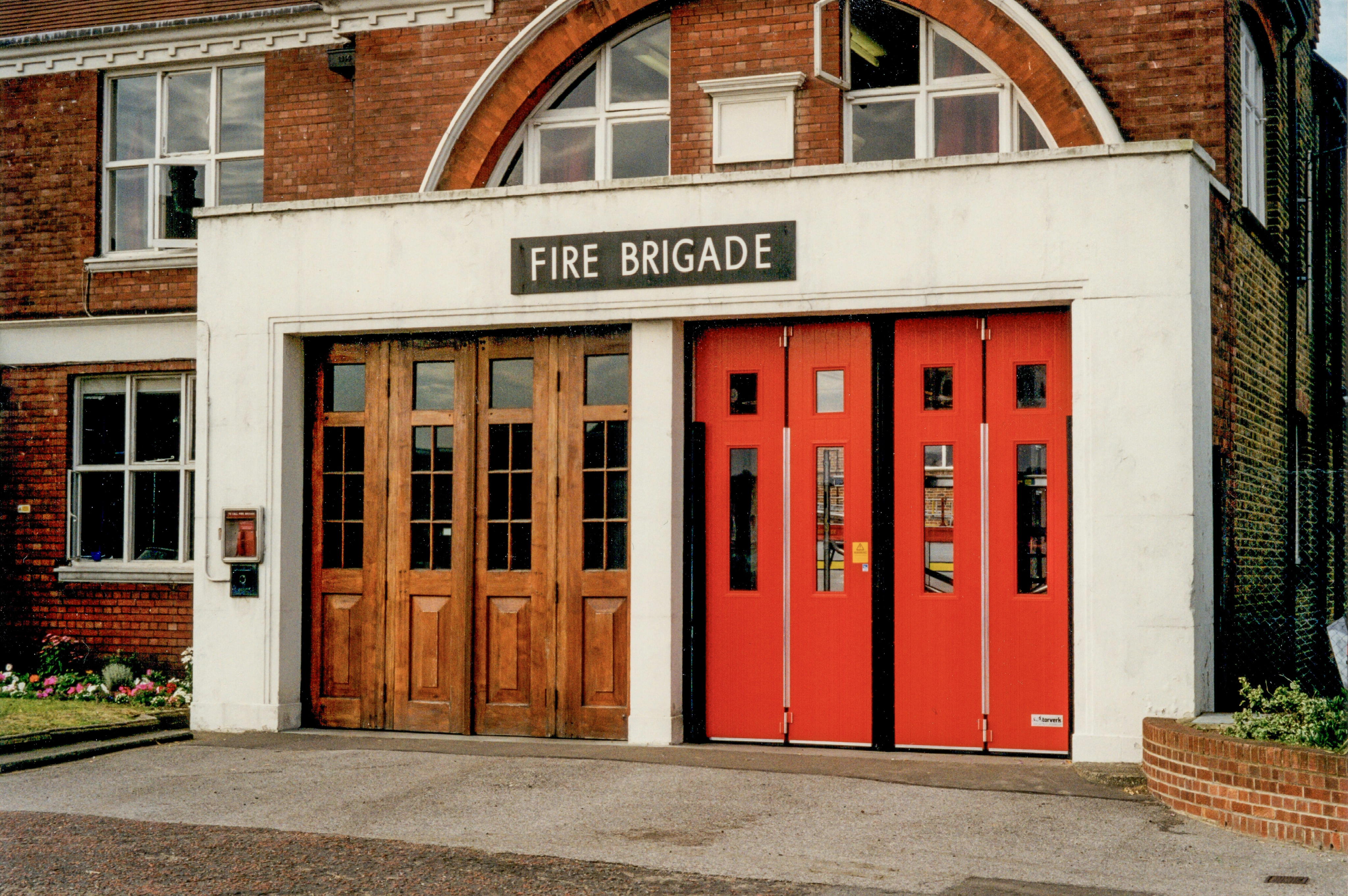 Fire station at Old Kent Road in London circa 2000