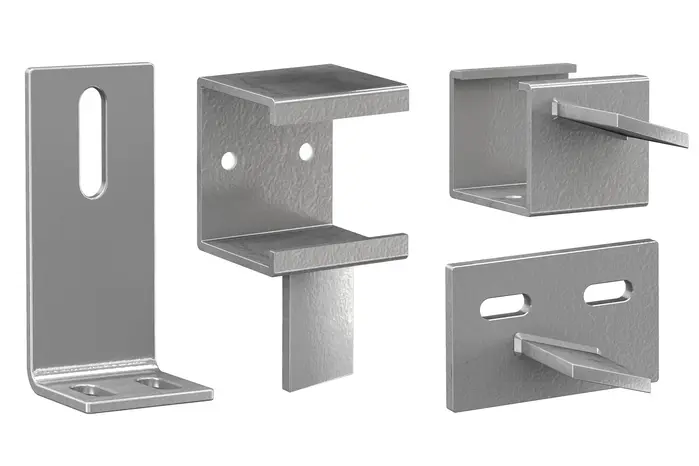 Heavy-duty steel fittings for the Q-Door FX folding door