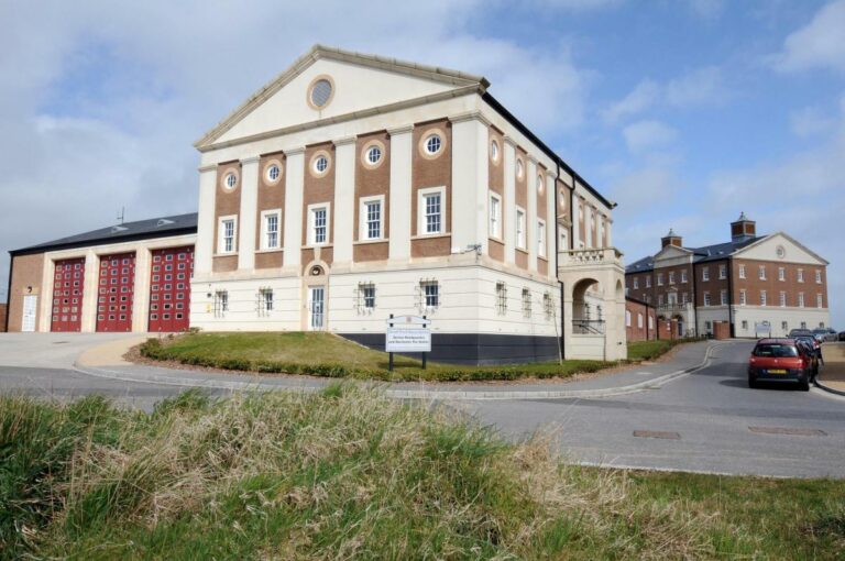 Prins Charles fire station in pondbury